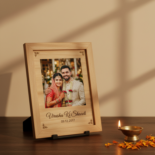 Personalized Wooden Frame (Wedding/Anniversary)